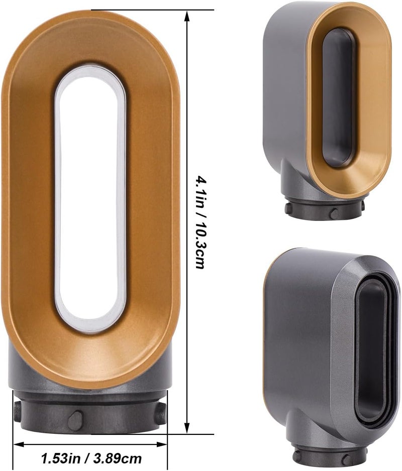 GreeSuit Pre-Styling Dryer Attachment Nozzle Replacement: Hair Styler Nozzle Replacement for Dyson Airwrap HS01 HS05 Accessories, Part No. 969759-01(Gold) - Image 2